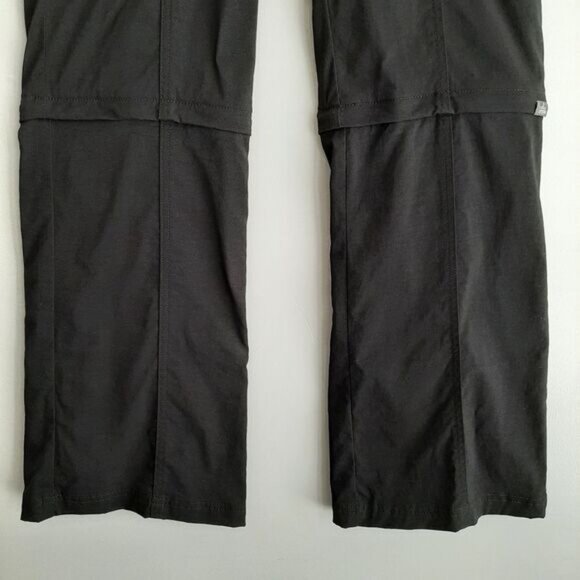 PRANA Monarch Hiking Utility Zip-Off Convertible Pants to Shorts Black Sz 6 - Picture 4 of 14